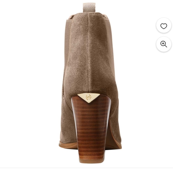 MICHAEL Michael Kors Lottie Chelsea Bootie Birch Vachetta Leather - Picture 4 of 9